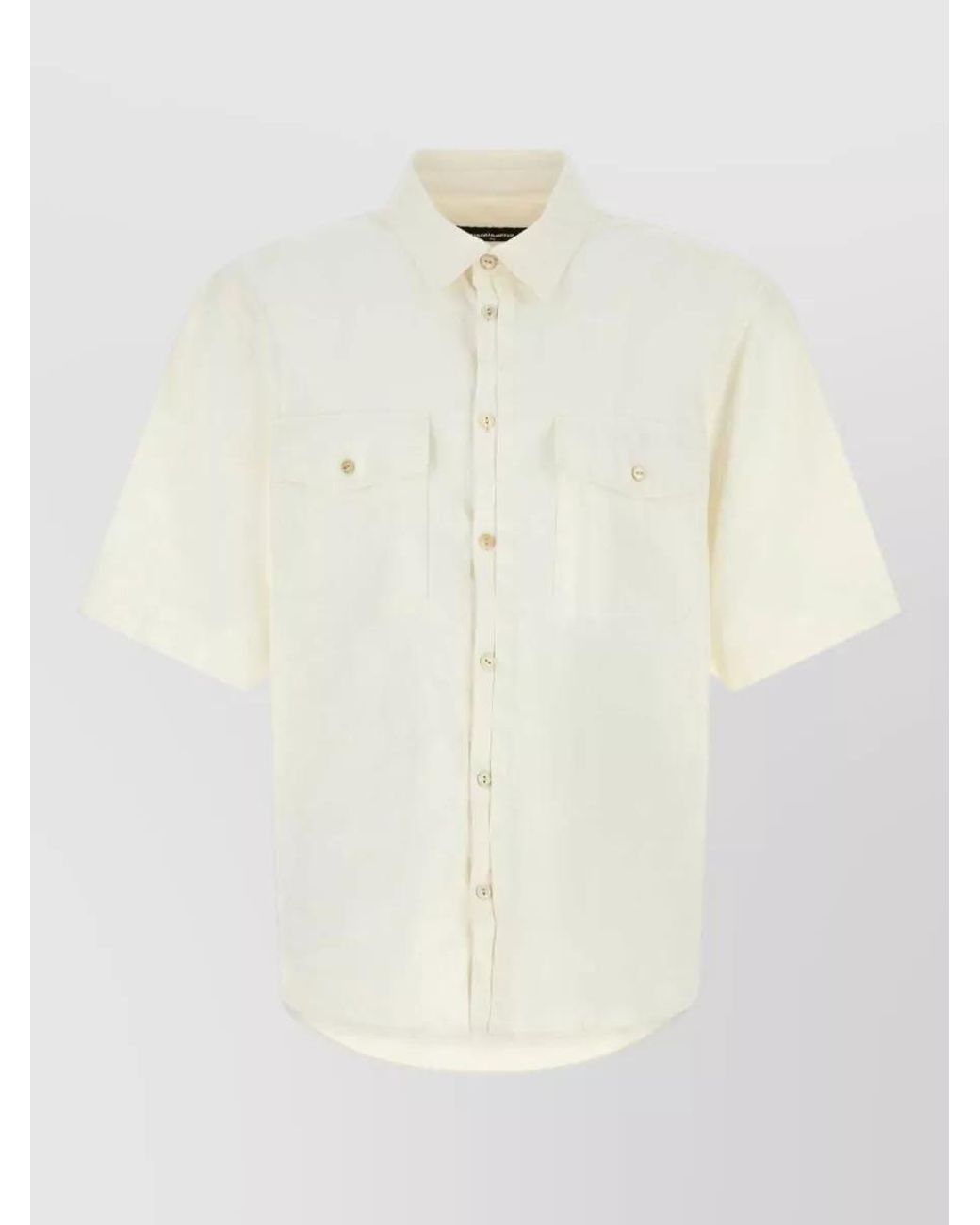 DSquared² White Linen Shirt for men