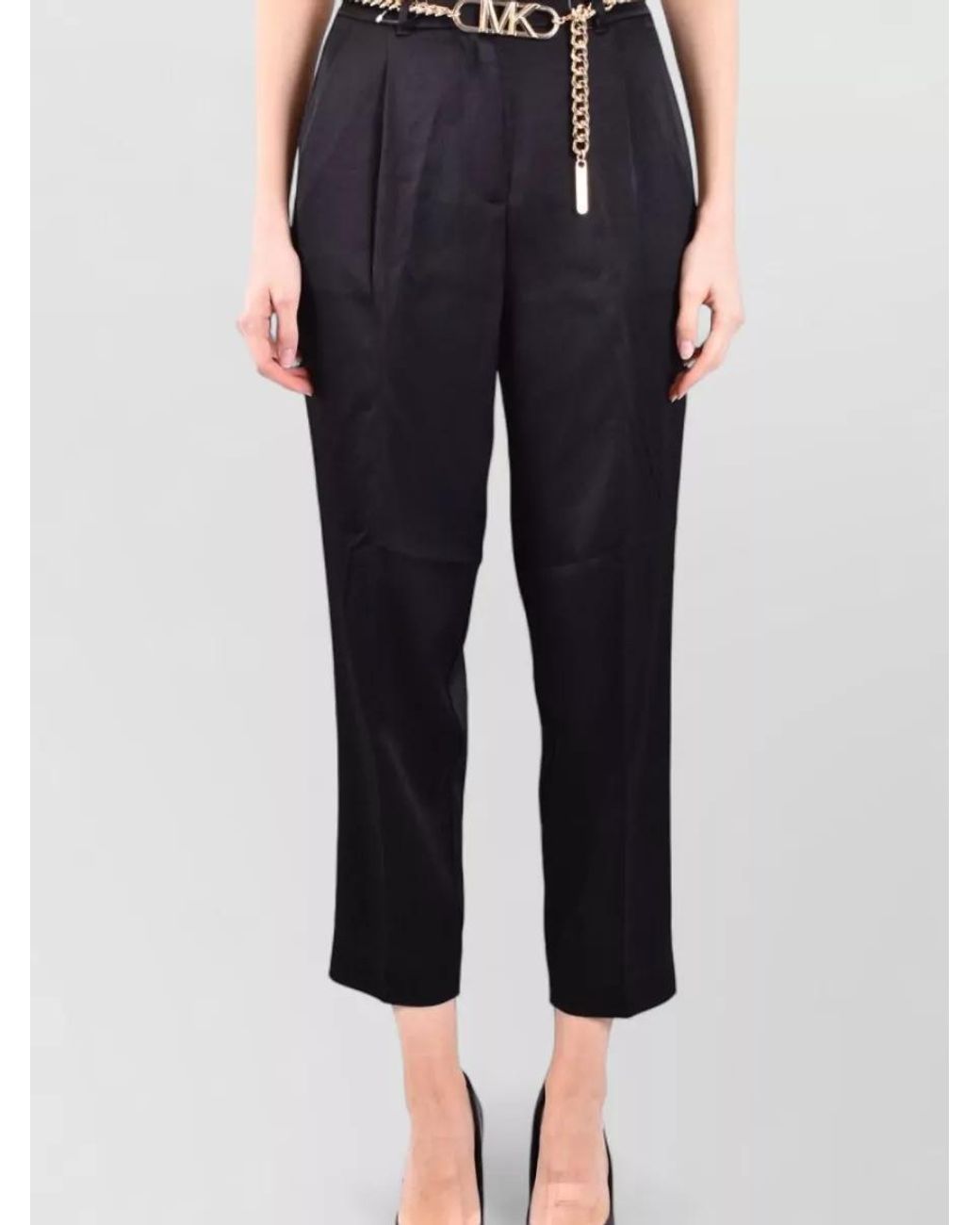 Michael Kors Black Cropped Trousers