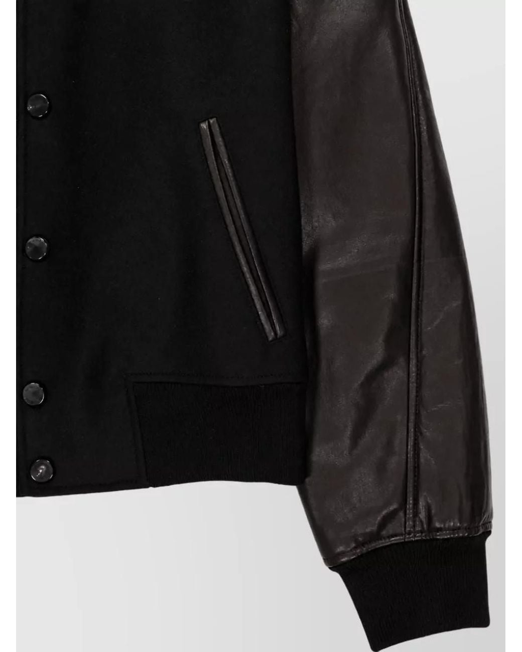 Givenchy Black Wool Bomber Jacket for men