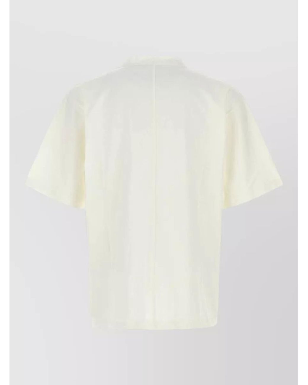 The Row White Cotton Crew-Neck T-Shirt for men