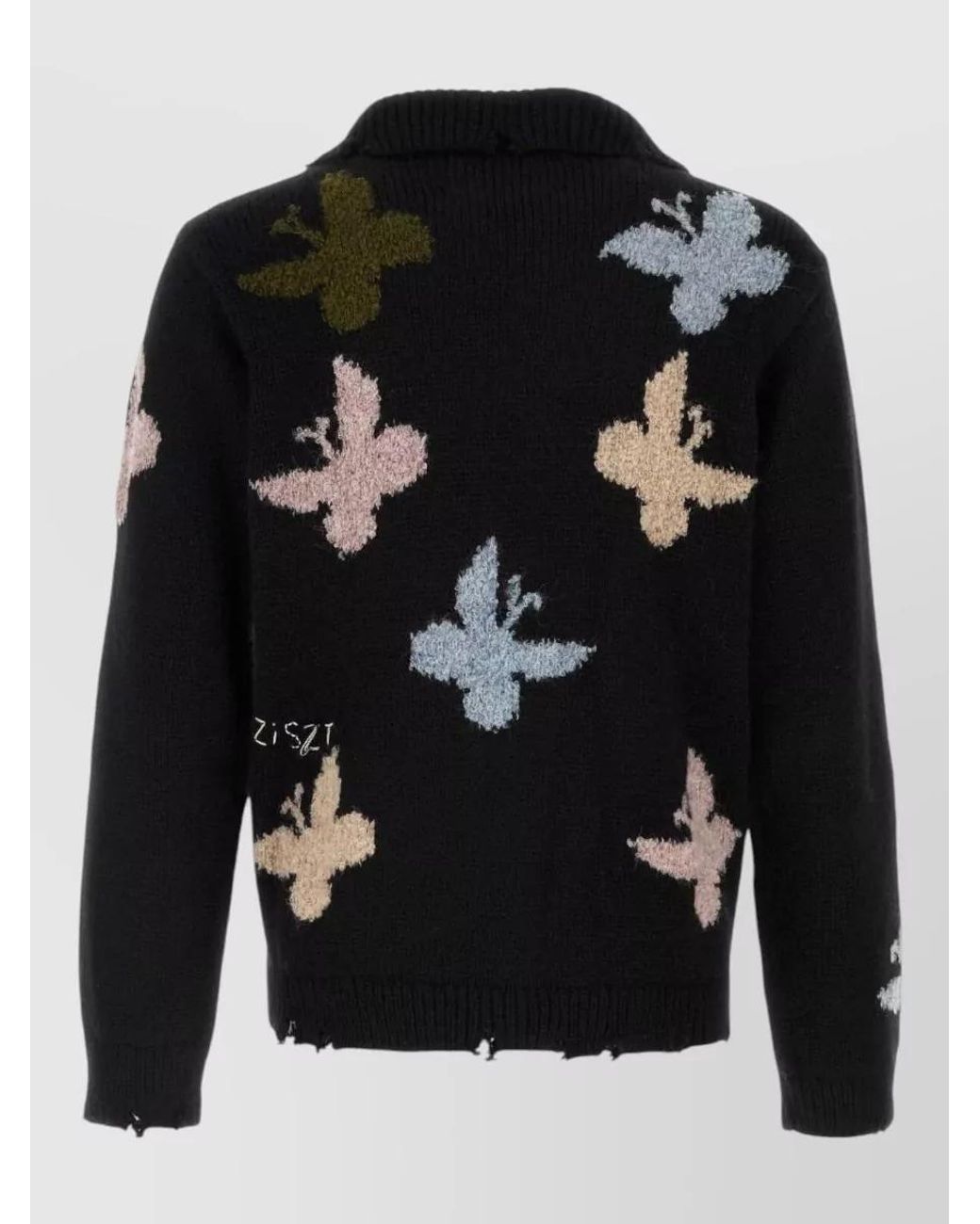 BAZISZT Black Alpaca-Blend Jumper for men
