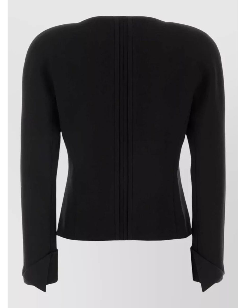 Chloé Black Virgin Wool Single-Breasted Blazer