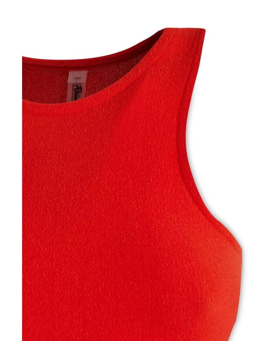 Reina Olga Red Cutout Sleeveless Mini Dress