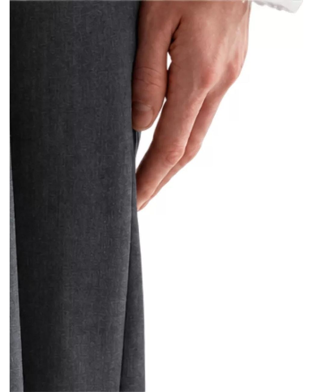 Jil Sander Gray Relaxed-Fit Wool Tailored Trousers