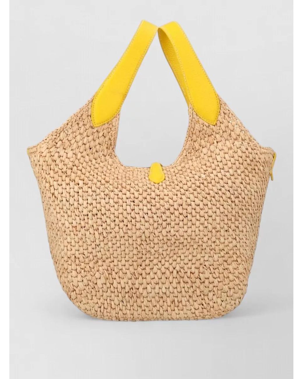 Polo Ralph Lauren Metallic Raffia Tote Bag