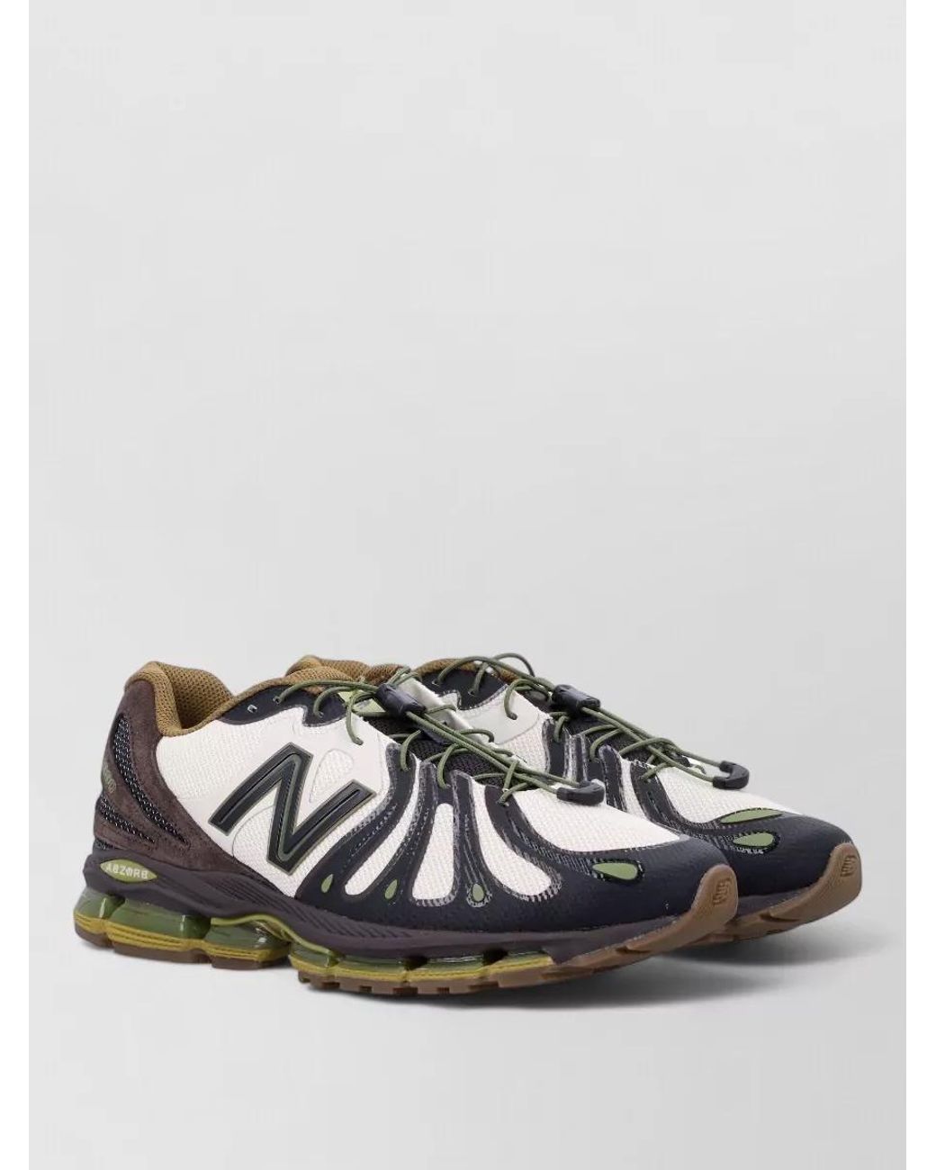 New Balance Multicolor Mesh Lace-Up Sneakers