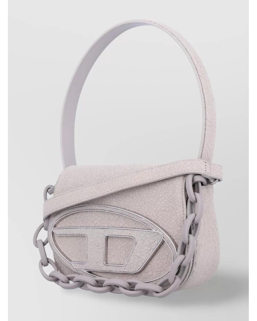 DIESEL Gray 1Dr Leather Cross-Body Bag