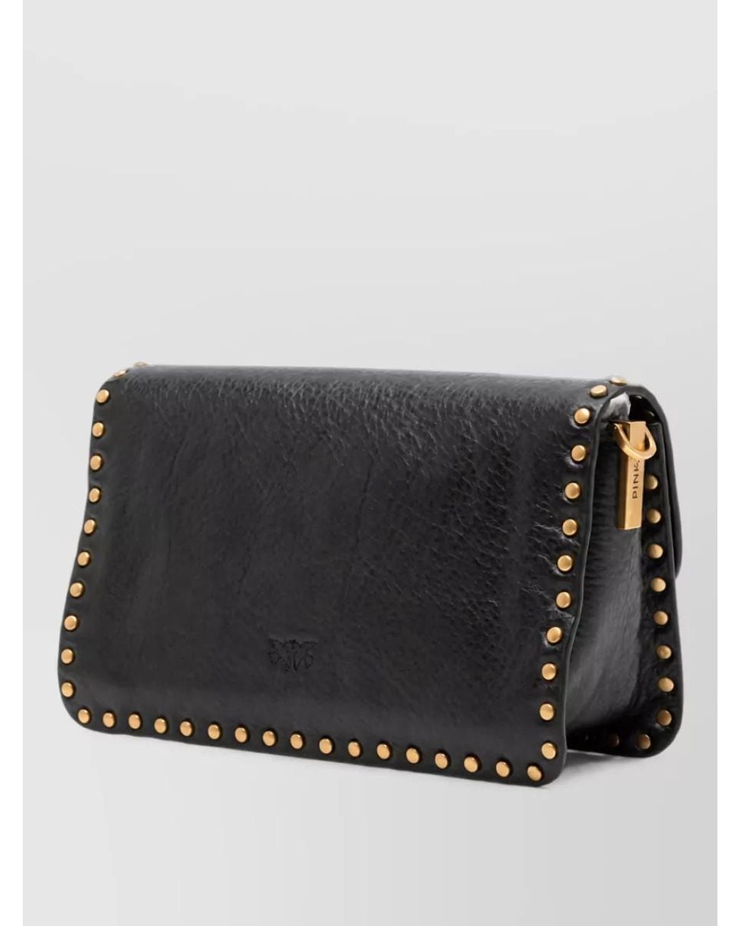 Pinko Black Love Bag Leather Shoulder Bag
