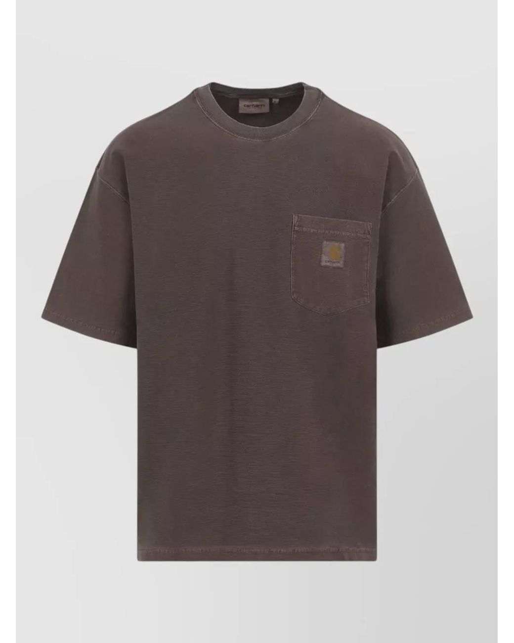 Carhartt Gray Organic Cotton Loose-Fit Crew-Neck Short-Sleeve T-Shirt for men