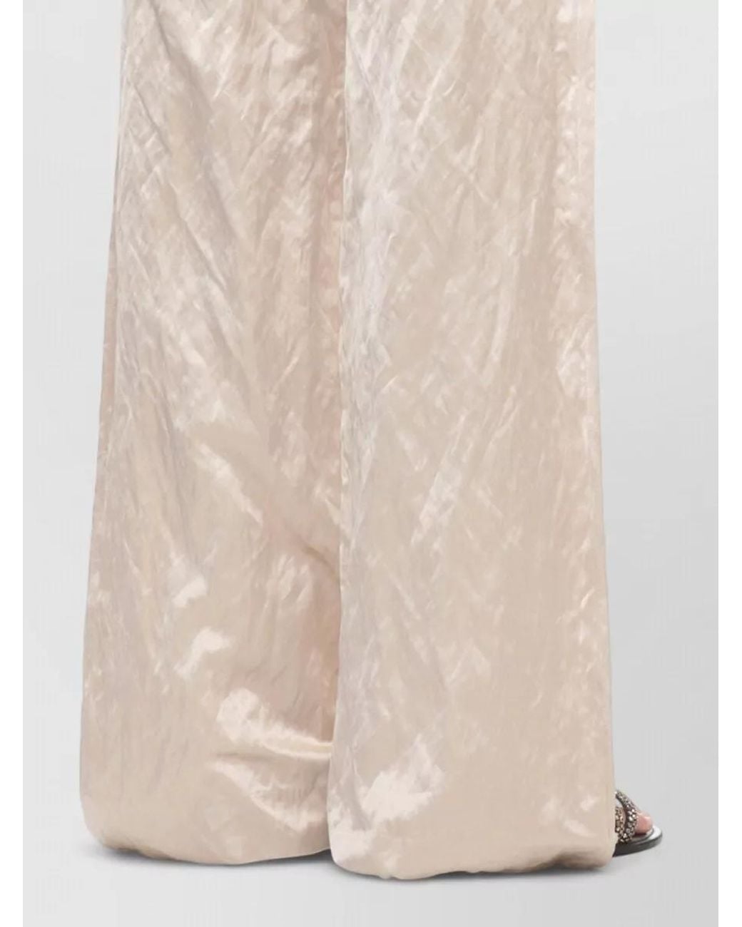 Antonelli Natural Wide-Leg Trousers