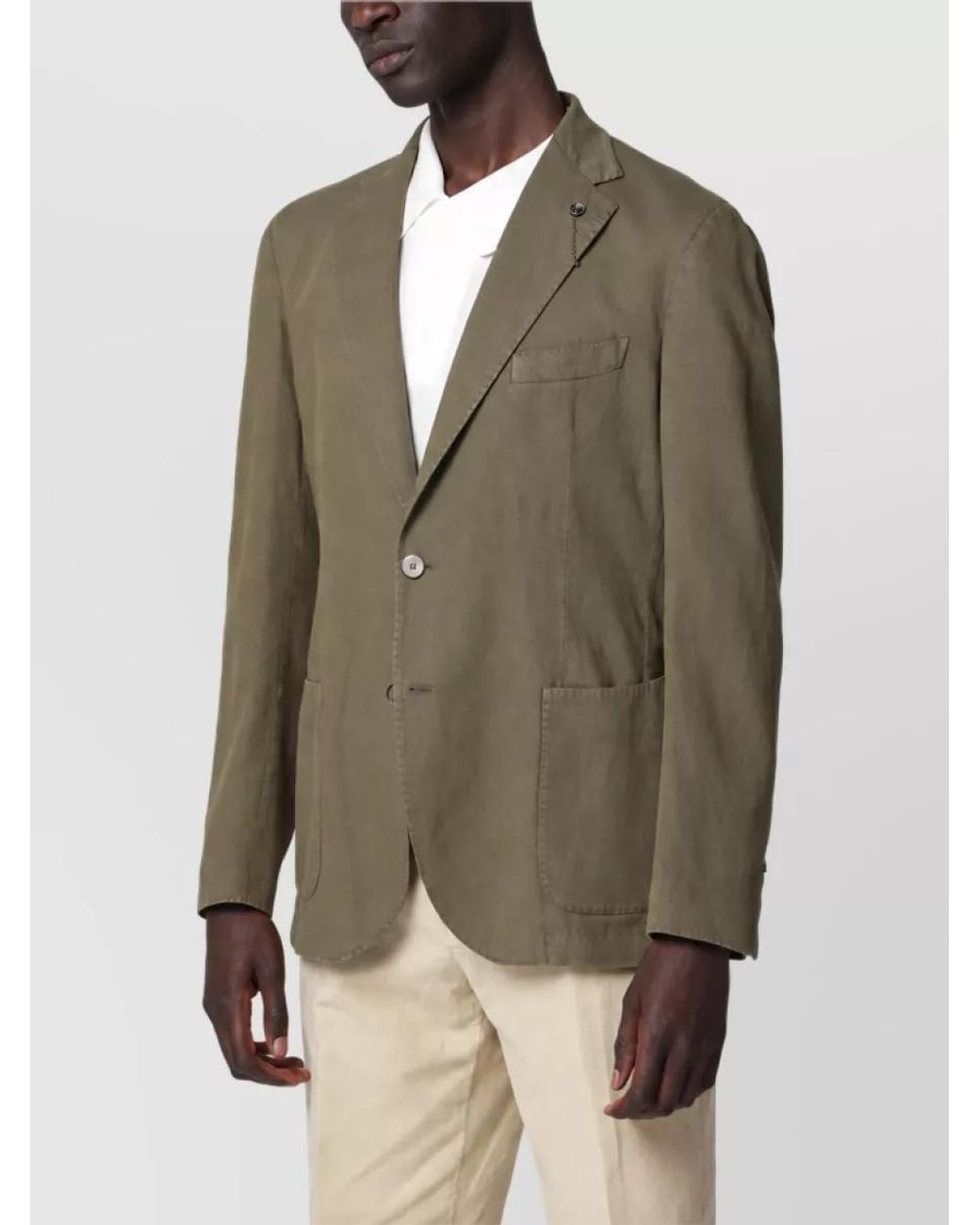 Santaniello Green Blazer for men
