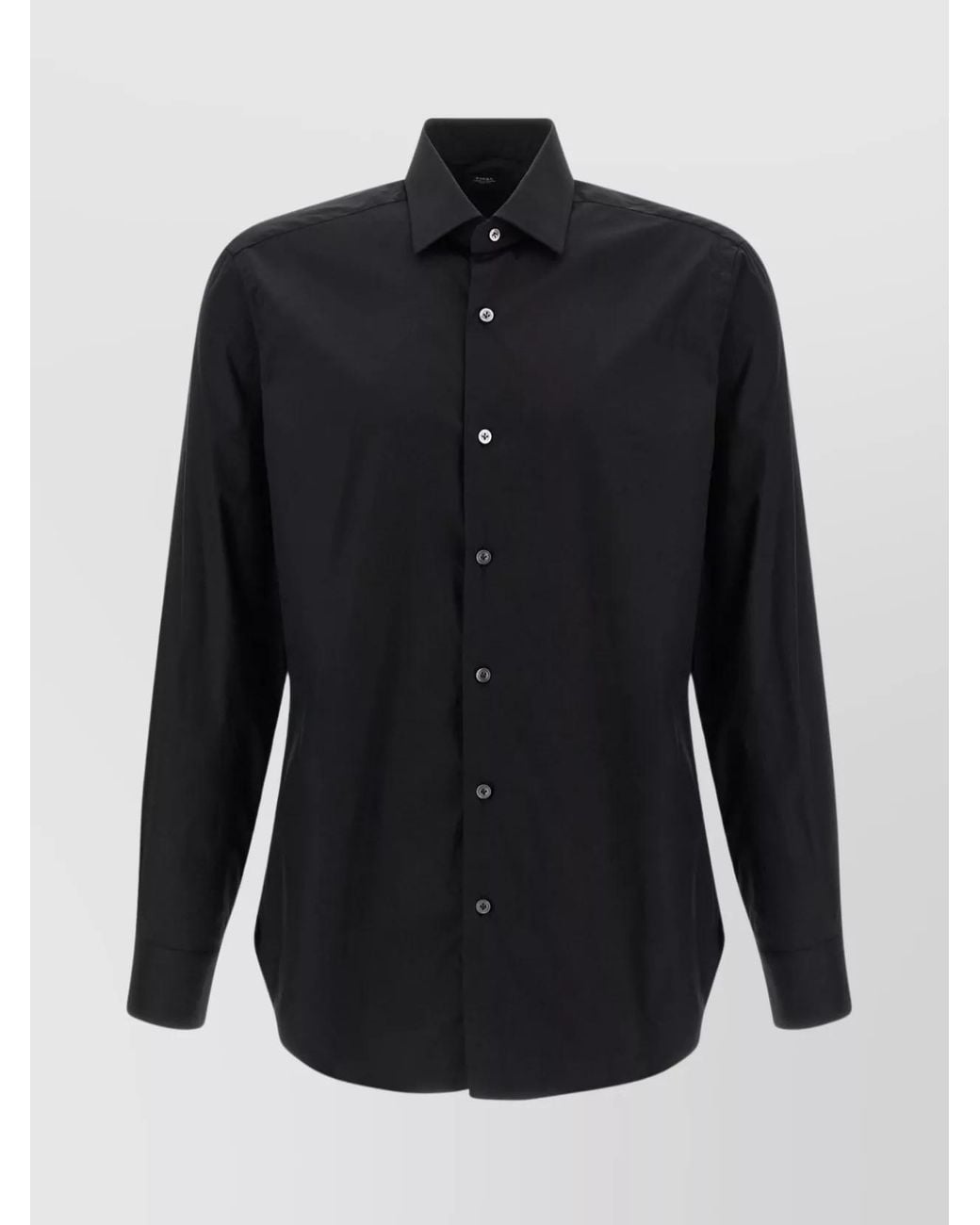 Barba Napoli Blue Stretch Cotton Shirt for men
