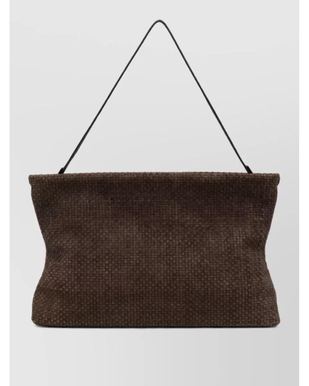 Marsèll Brown Braided Leather Pochette Bag