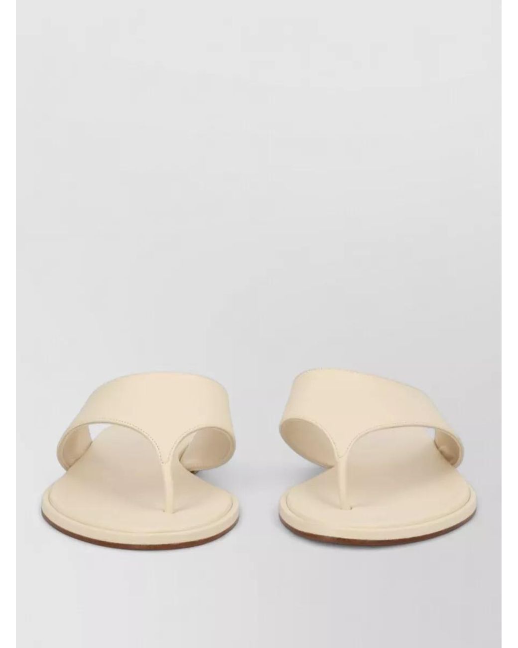 Aeyde Natural Leather Thong Sandals