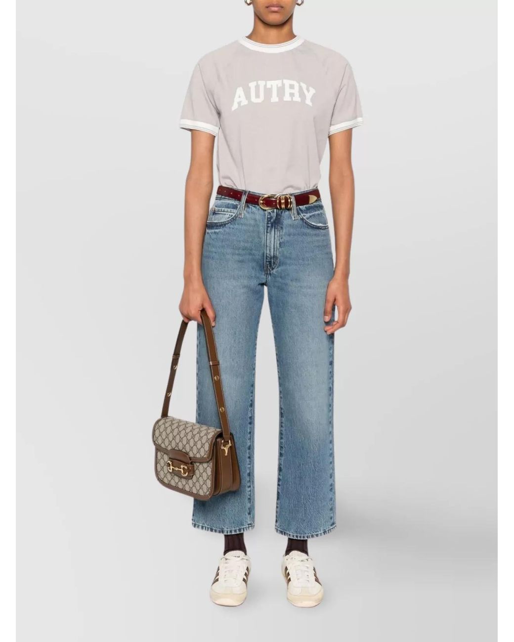 Autry Pink Cotton Logo-Print Short-Sleeve T-Shirt