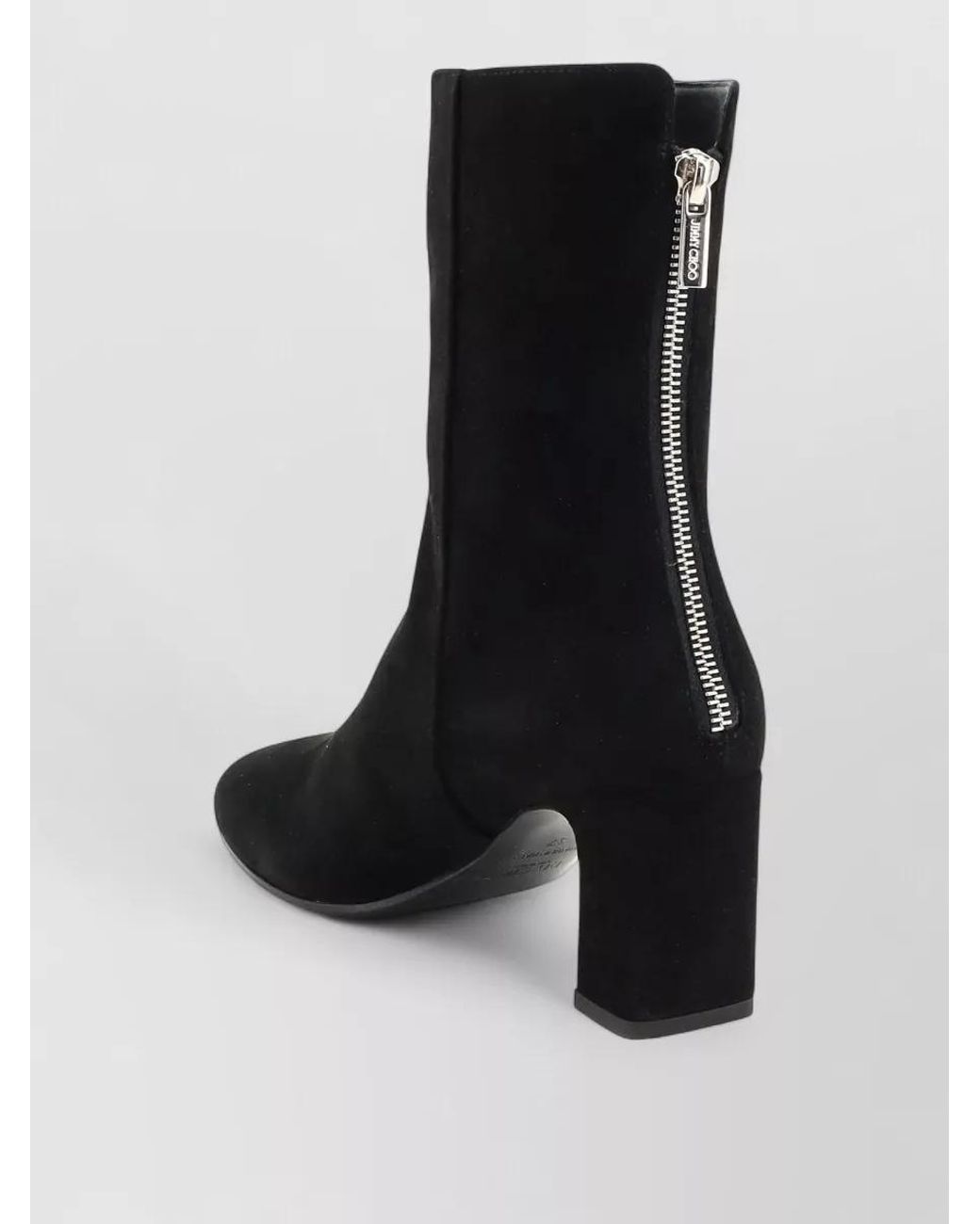 Jimmy Choo Black Suede Leather Boots