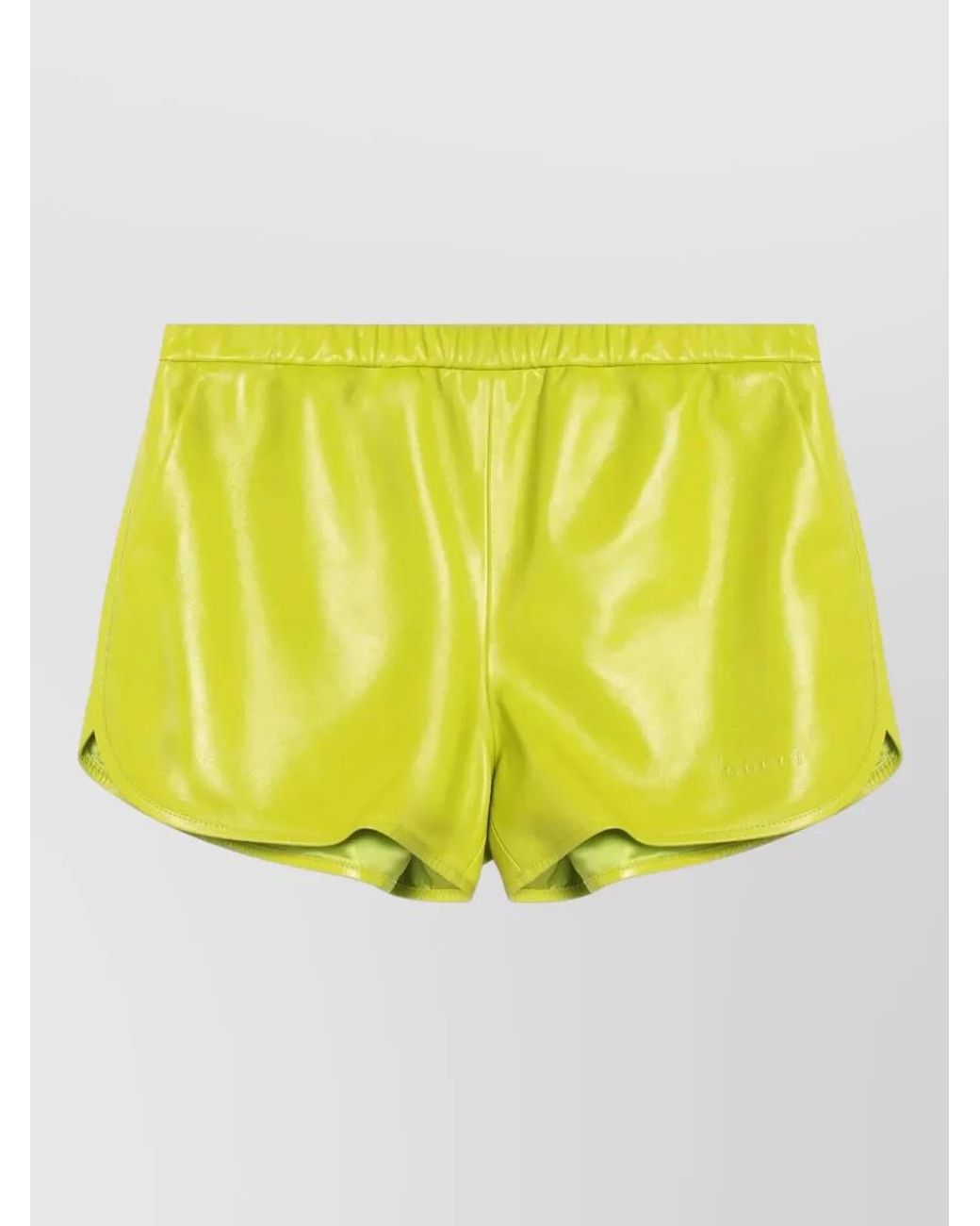 Gucci Yellow Cropped Trousers