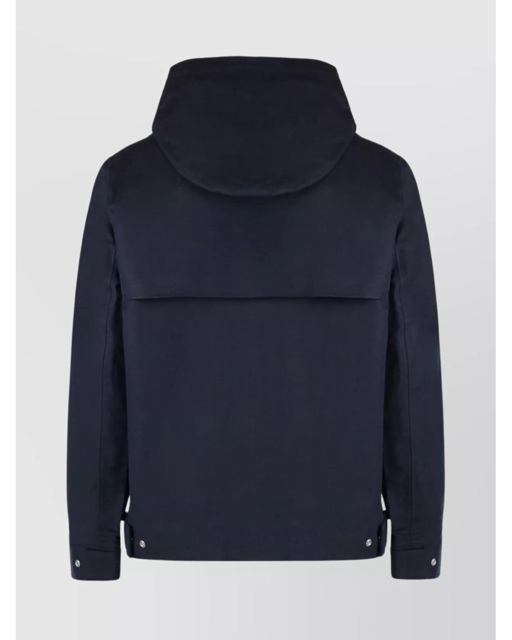 K-Way Blue Linen Blend Jacket for men