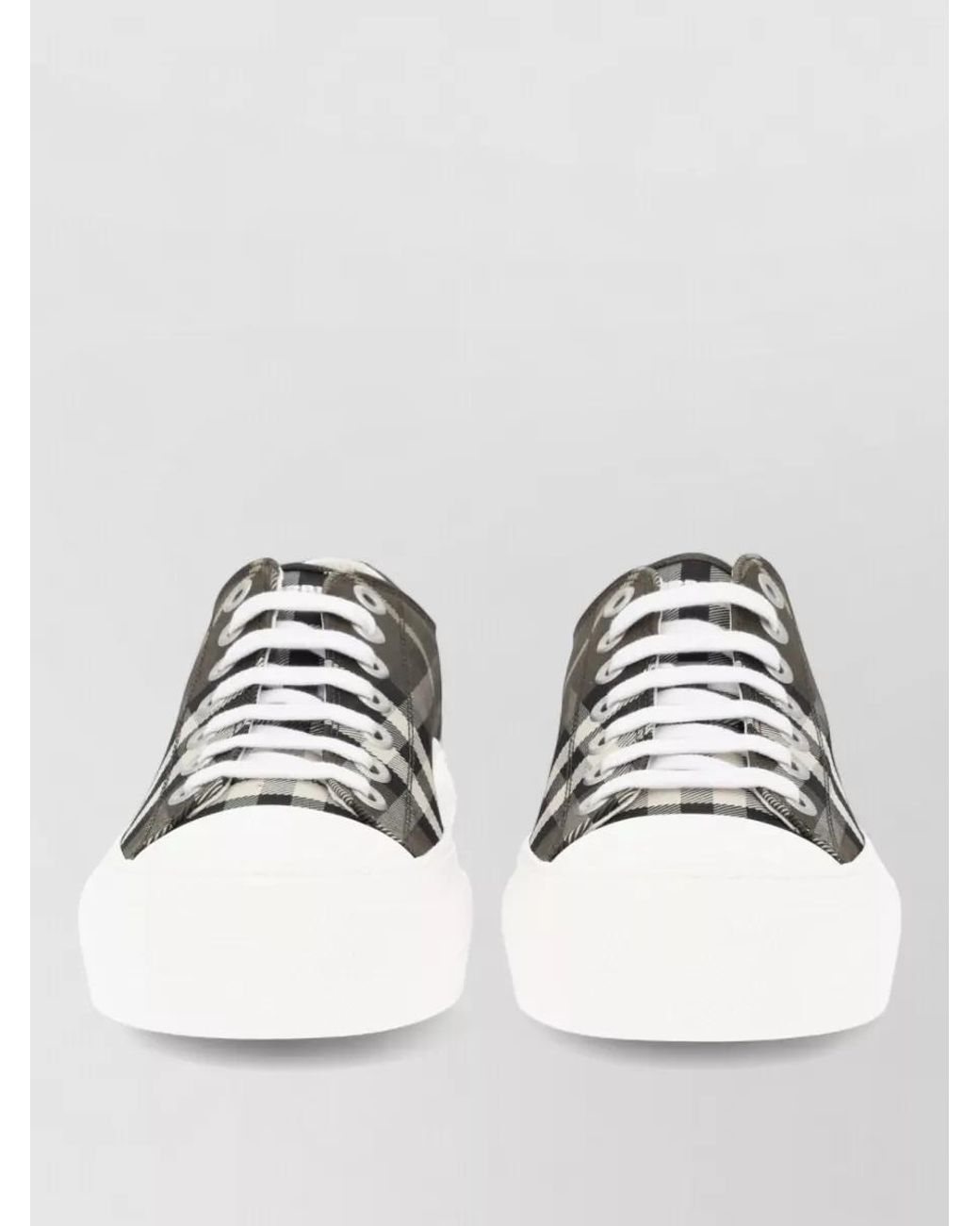 Burberry Metallic Check Low-Top Sneakers for men