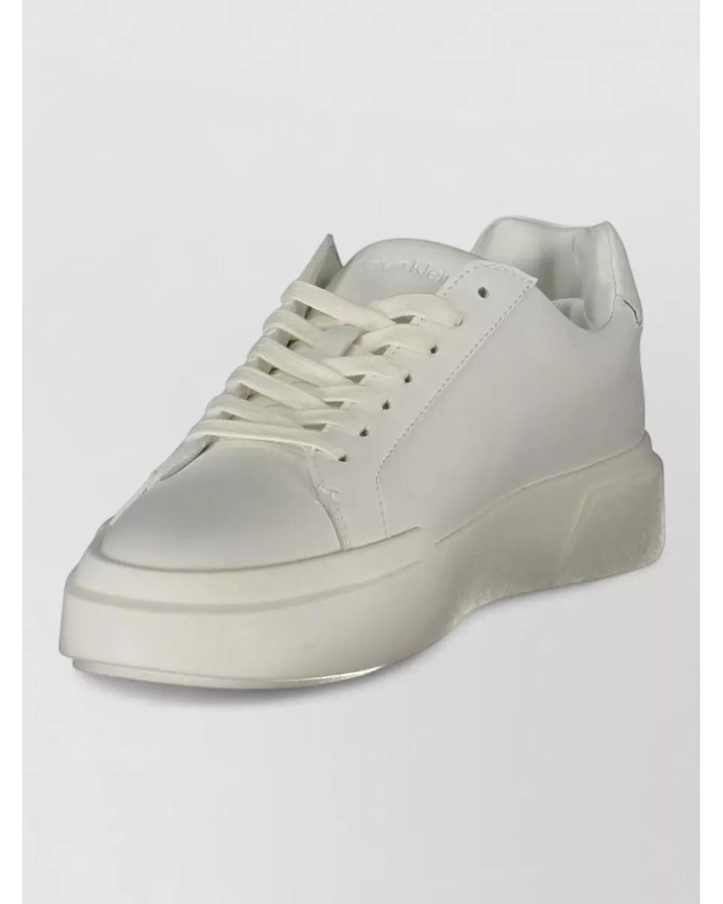 Calvin Klein Multicolor Leather Lace-Up Sneakers