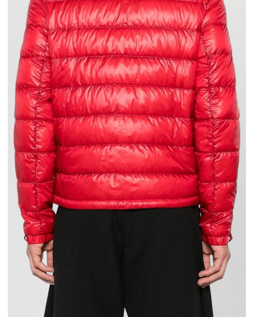 Moncler Red Down Puffer Jacket for men