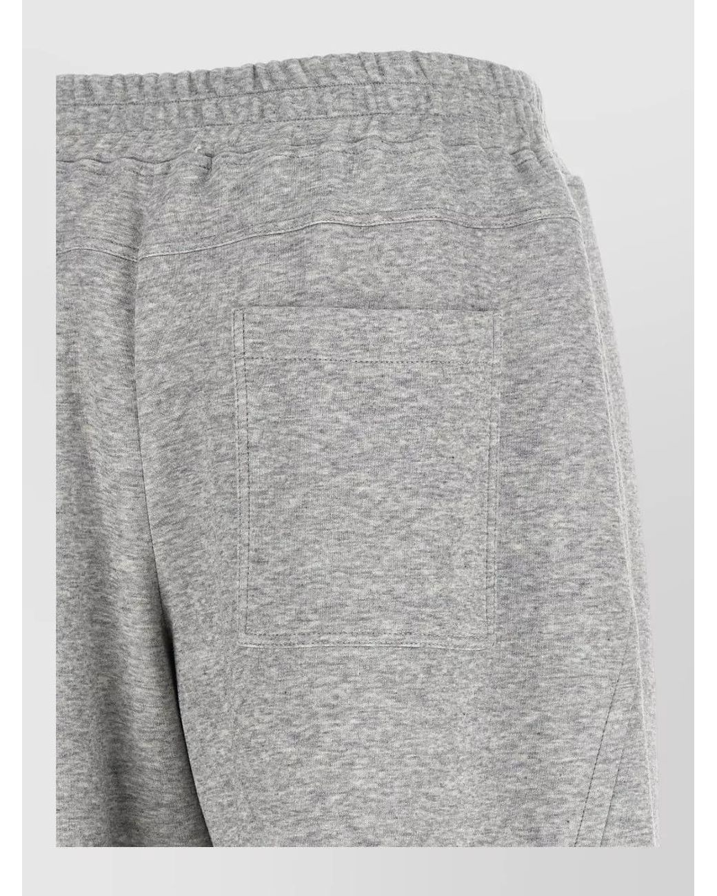 Brunello Cucinelli Gray Cashmere Cotton Wide-Leg Joggers