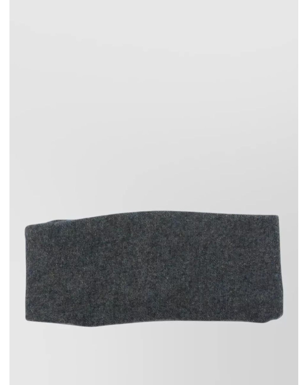Cortana Gray Gathered Knit Headband