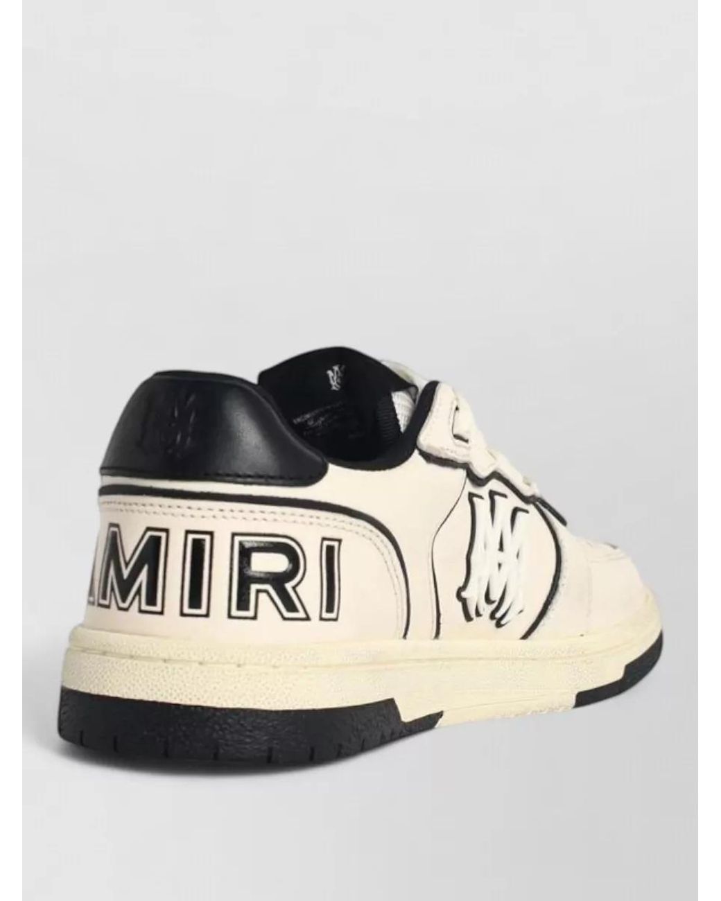 Amiri White Leather Low-Top Sneakers for men