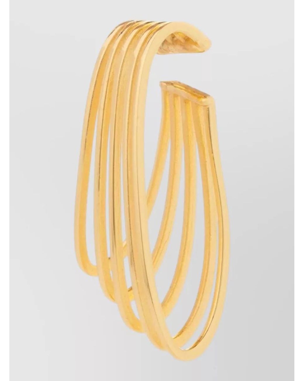 FEDERICA TOSI Metallic Plated Multi-Line Ear Cuff