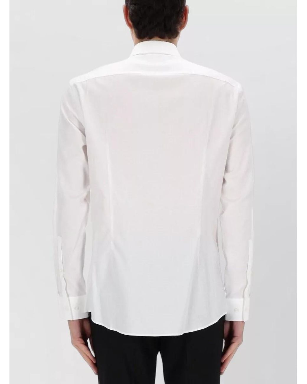 HUGO White Cotton Shirt for men