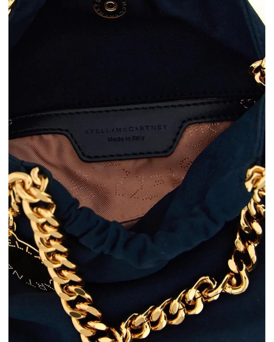 Stella McCartney Blue Falabella Mini Clutch Bag