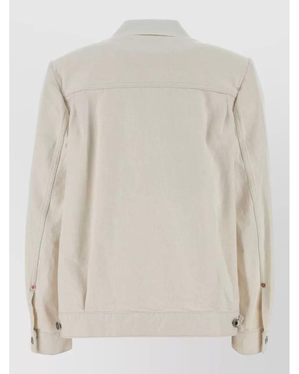 Sacai Natural Double-Breasted Suit Jacket