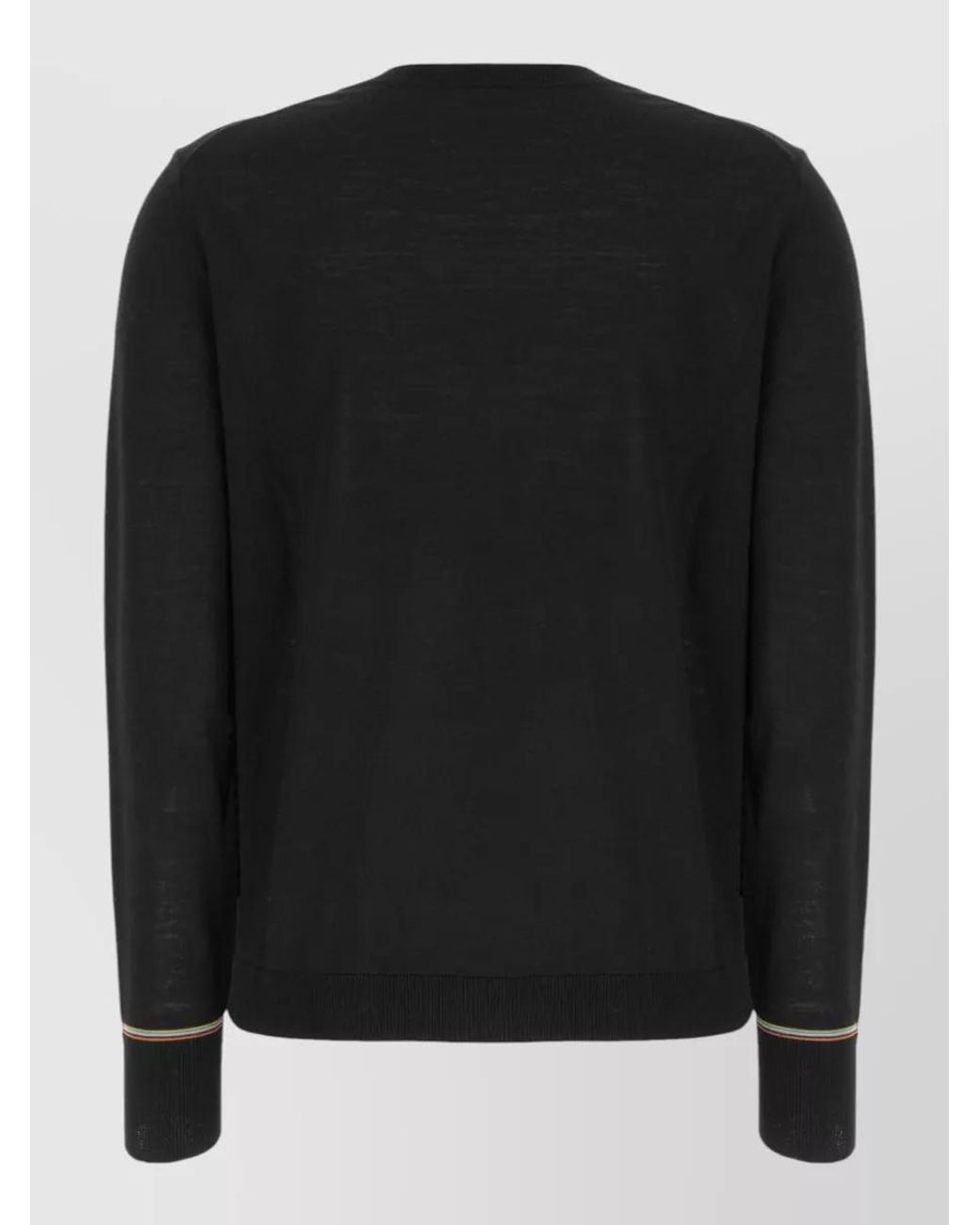 Paul Smith Black Merino Wool Sweater