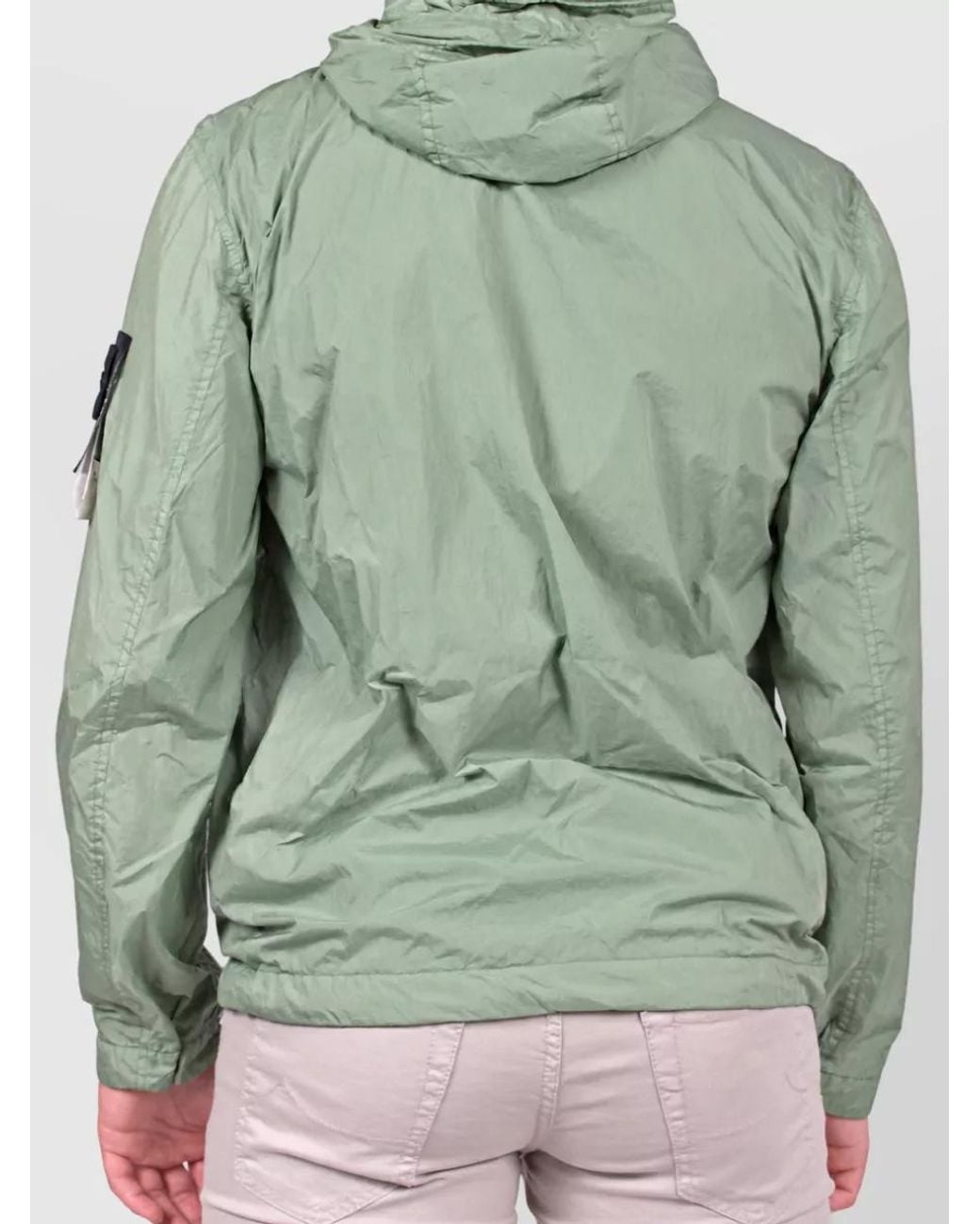 Stone Island Green Puffer Jacket for men
