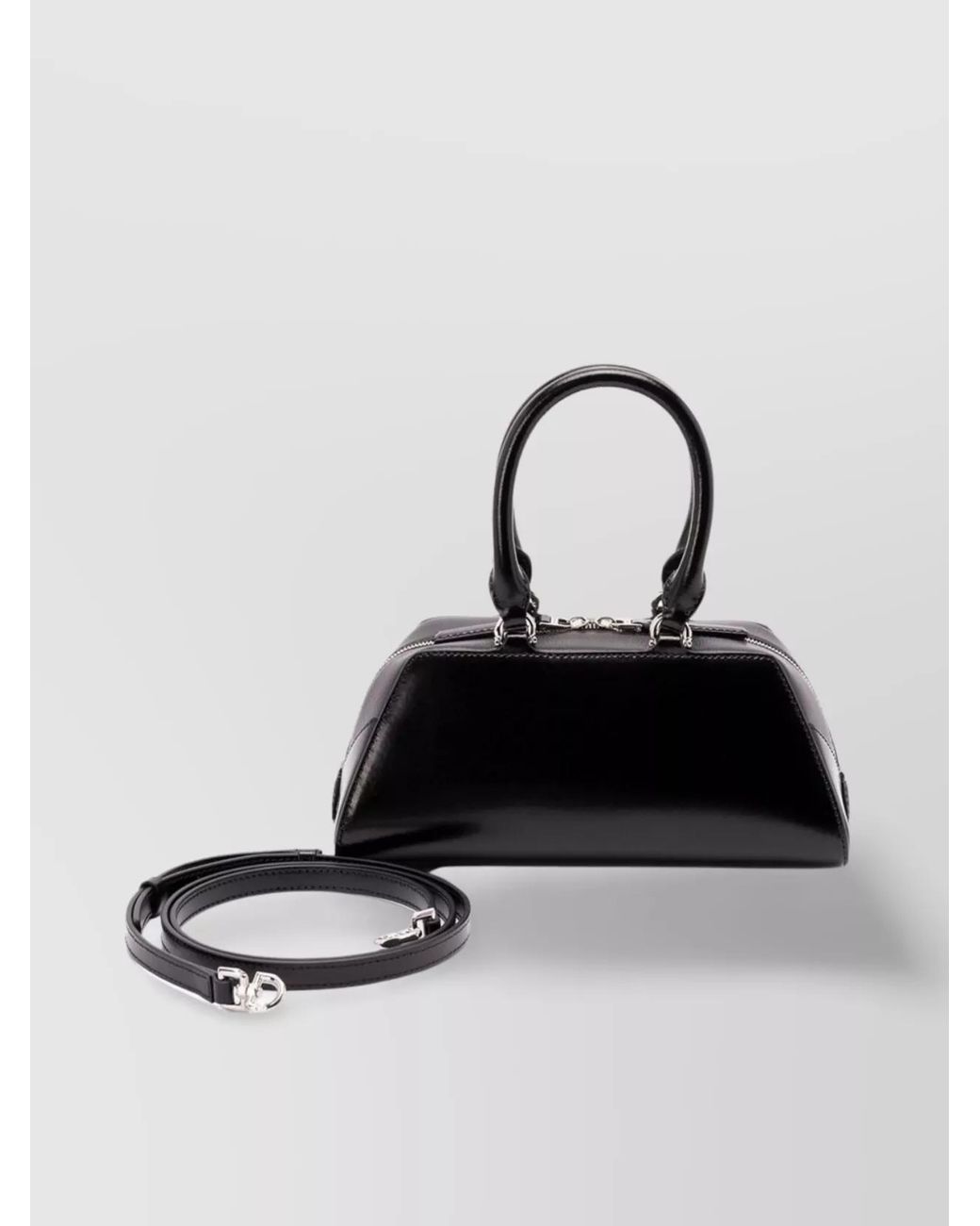 Givenchy Black Antigona Mini Leather Cross-Body Bag