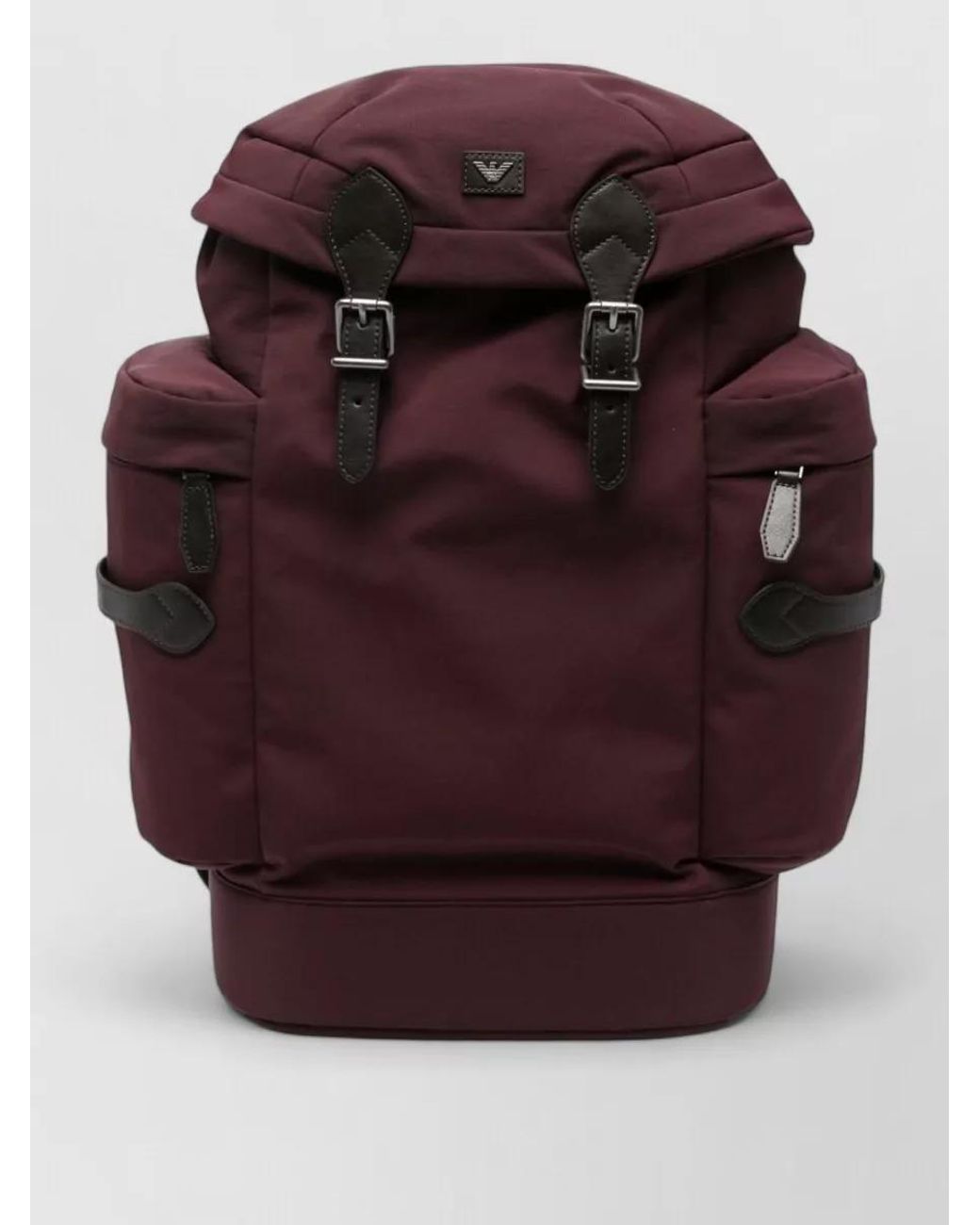 Emporio Armani Red Nylon Backpack for men