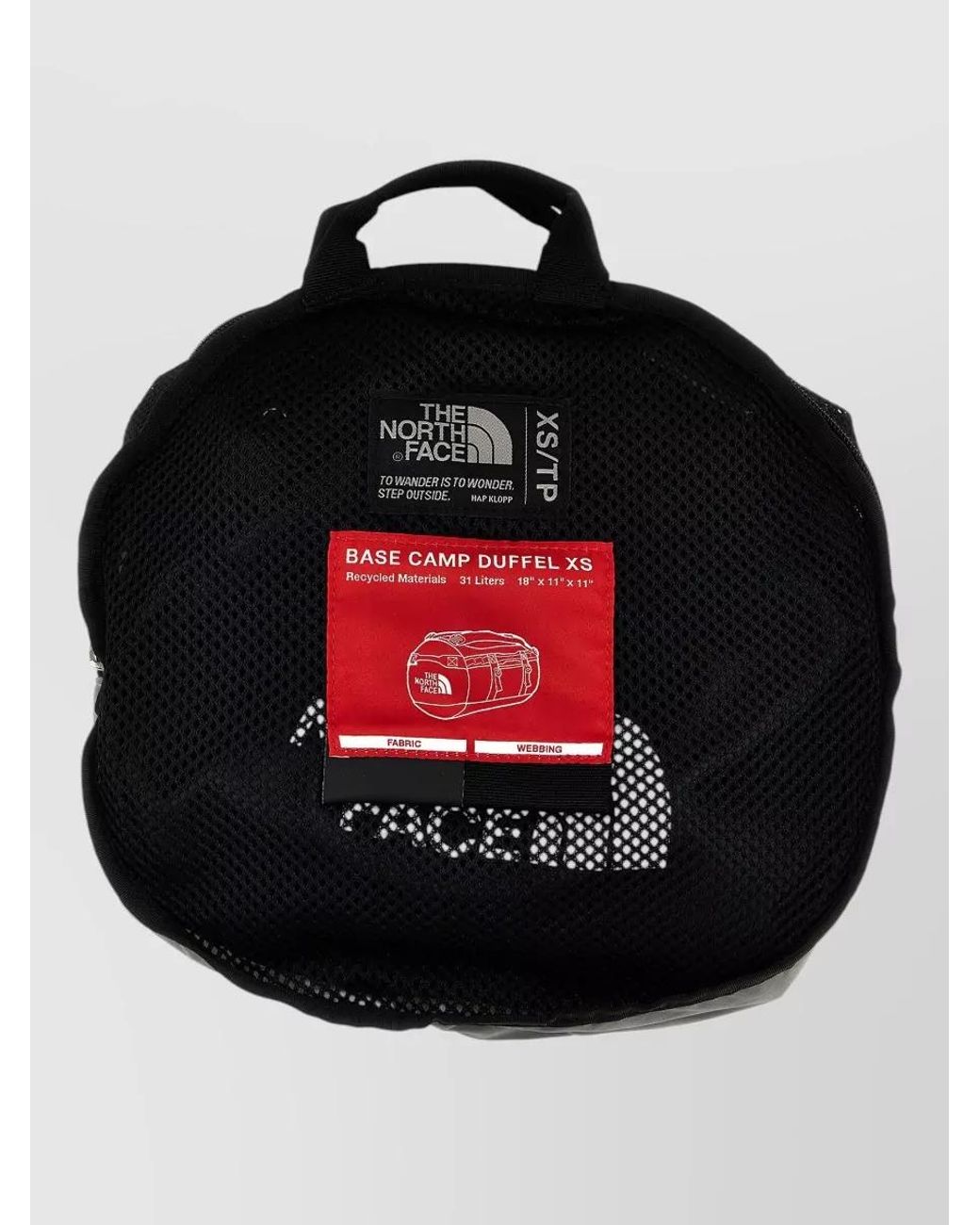 The North Face Black Technical Fabric Duffel Travel Bag for men