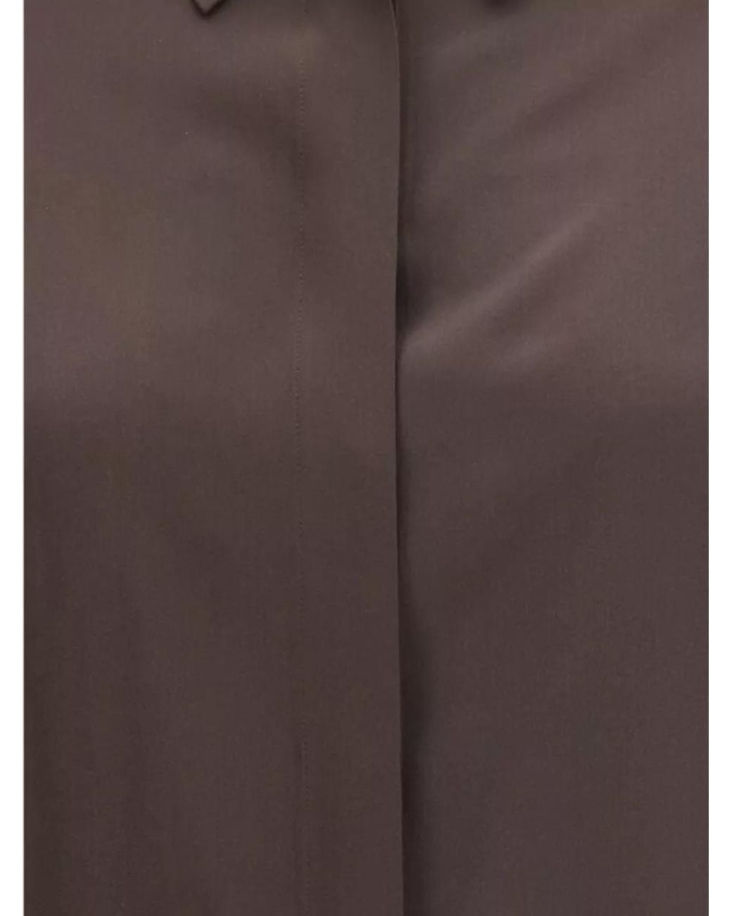 Lardini Brown Silk Shirt