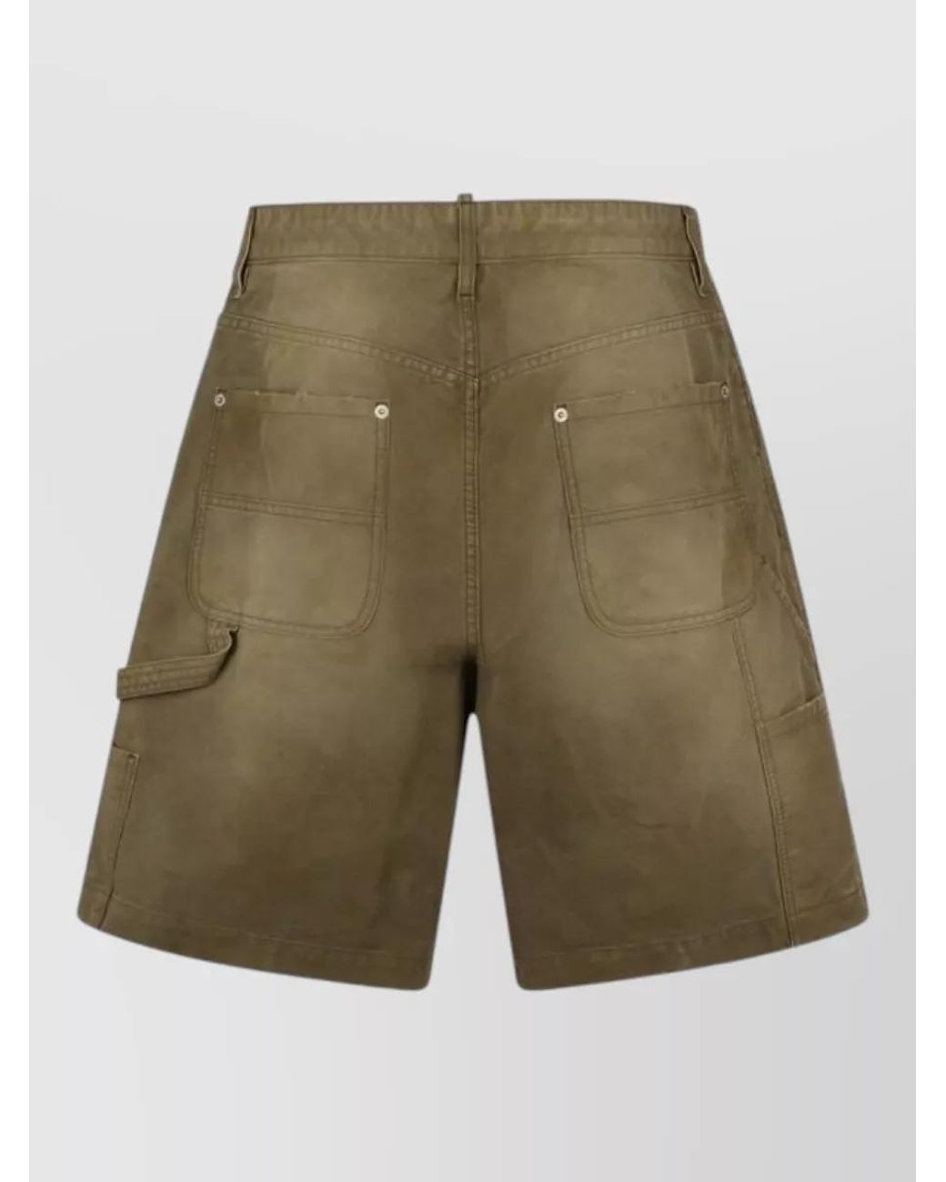 DSquared² Green Cargo Shorts for men