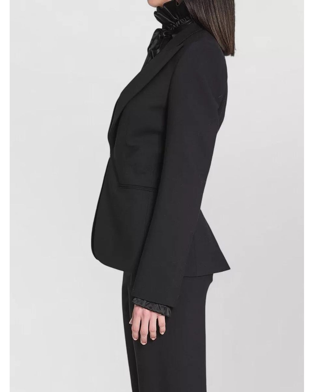 Gucci Black Wool Single-Breasted Blazer