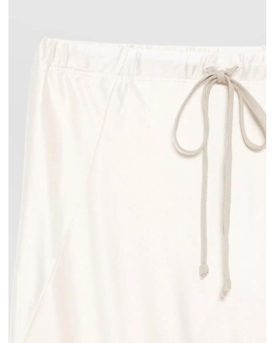 Rick Owens Natural Straight Skirt