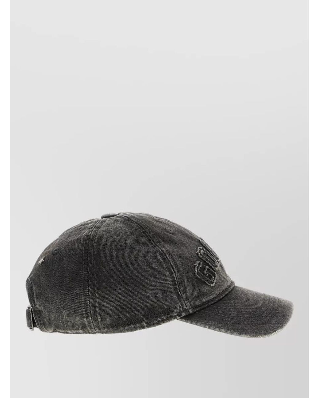 Golden Goose Deluxe Brand Gray Denim Baseball Cap
