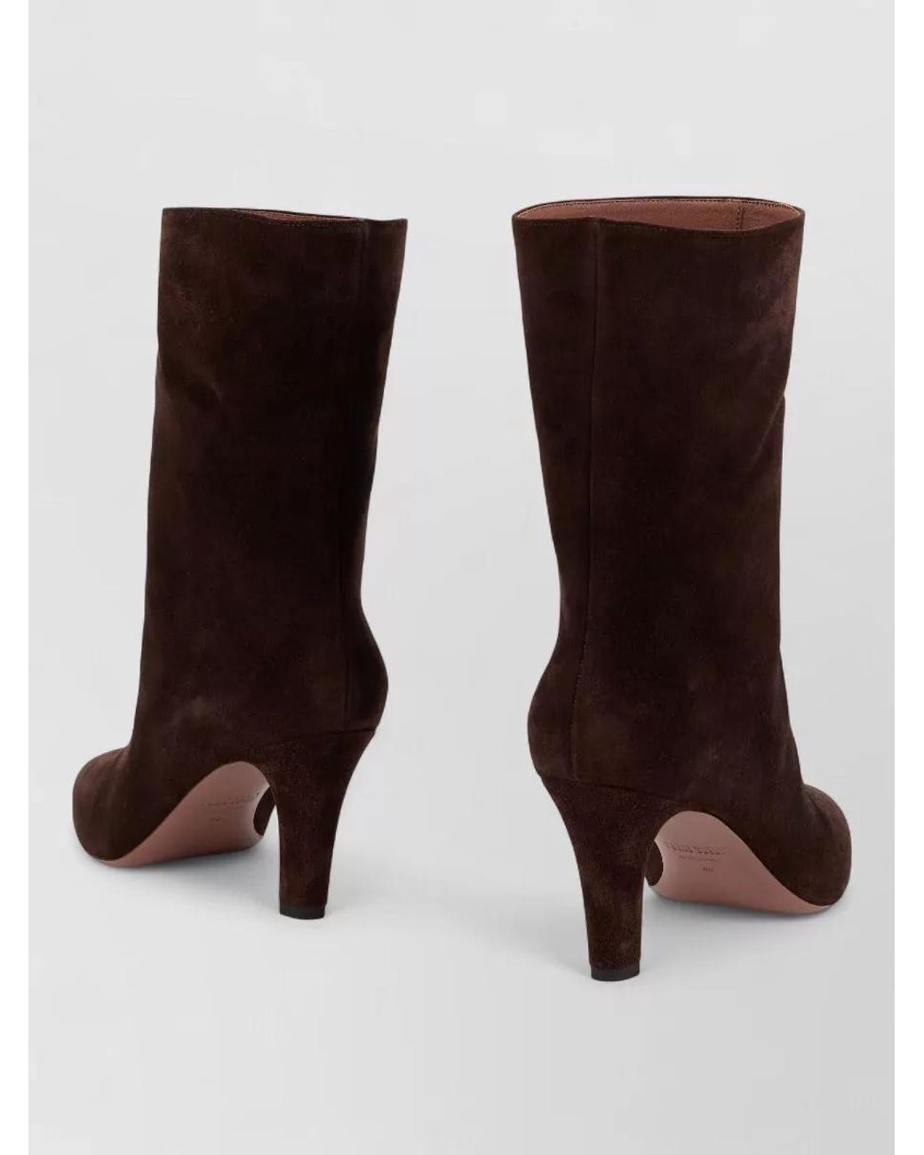 Paris Texas Brown Suede Ankle Boots