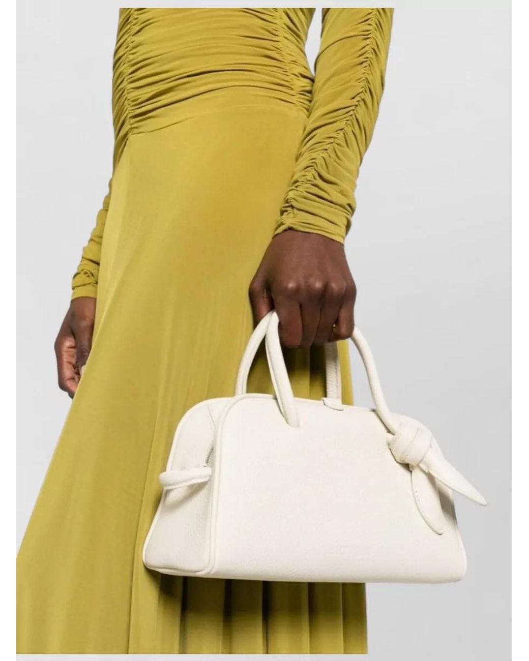 Jacquemus Natural Le Turismo Leather Tote Bag