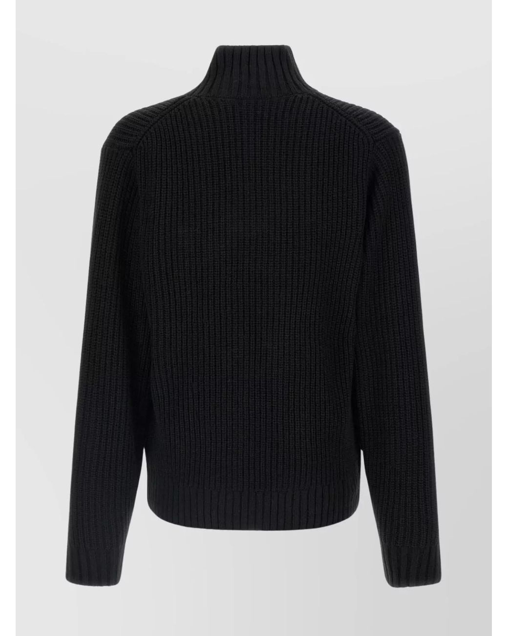 Carhartt Black Ribbed Half-Zip Sweater for men