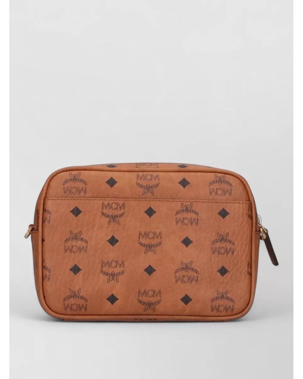 MCM Brown Leather Shoulder Bag for men
