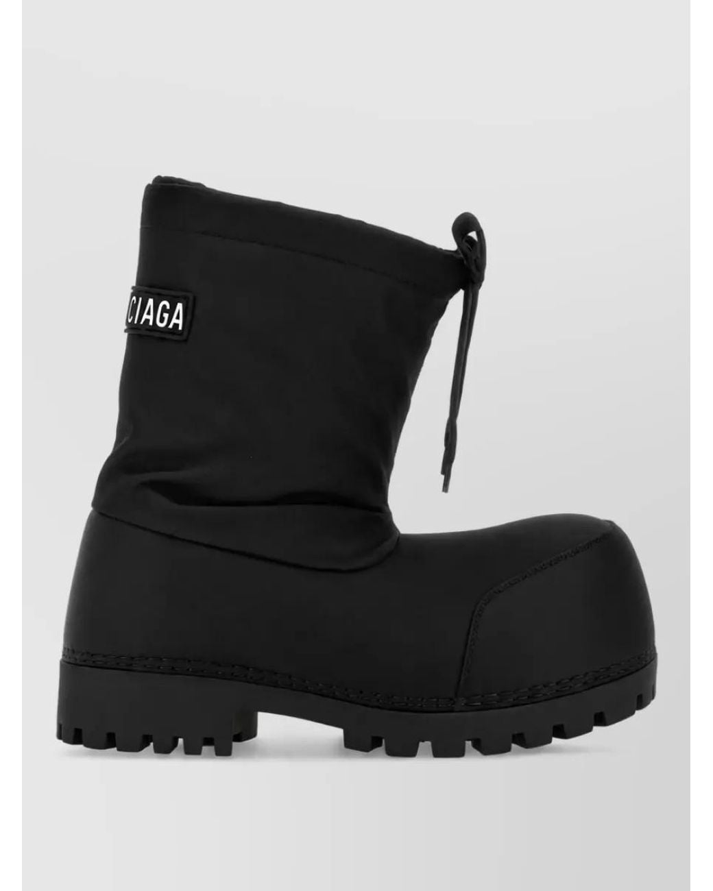 Balenciaga Black Padded Ankle Boots for men
