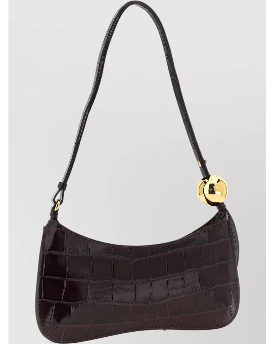 Jacquemus White Le Bisou Leather Clutch Bag