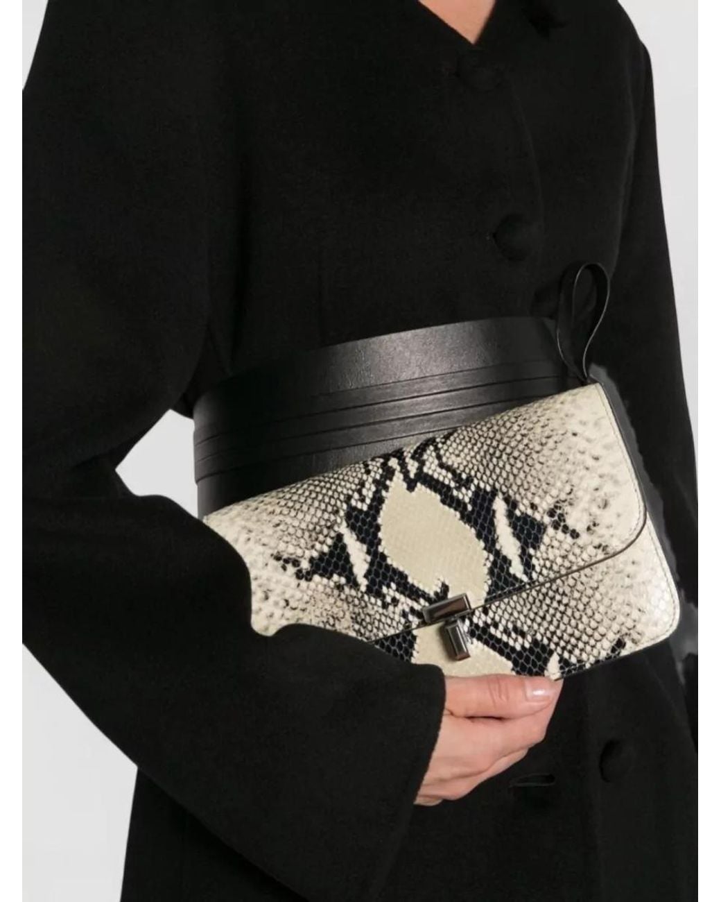Totême Metallic Leather Crossbody Bag