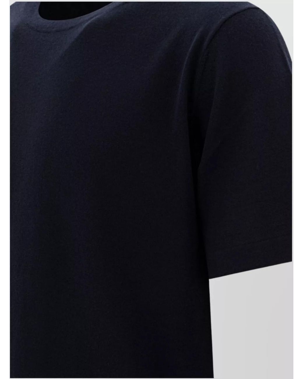 Vince Blue Cashmere Wool Short-Sleeve Sweater for men